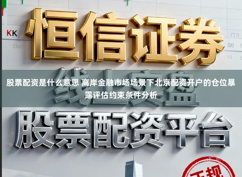 股票配资是什么意思 离岸金融市场场景下北京配资开户的仓位暴露评估约束条件分析